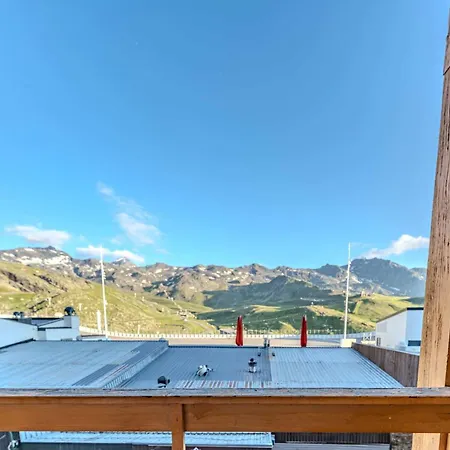 Bright Modern - Balcony With Panoramic Mountain Views - Olympiades Apartment Val Thorens