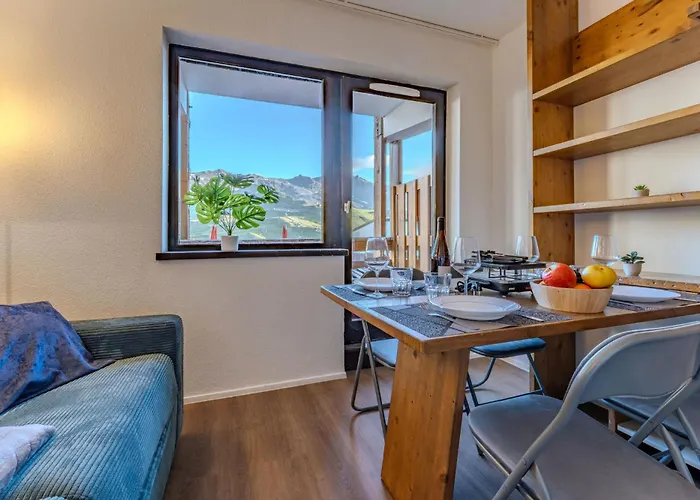 Bright Modern - Balcony With Panoramic Mountain Views * Val Thorens